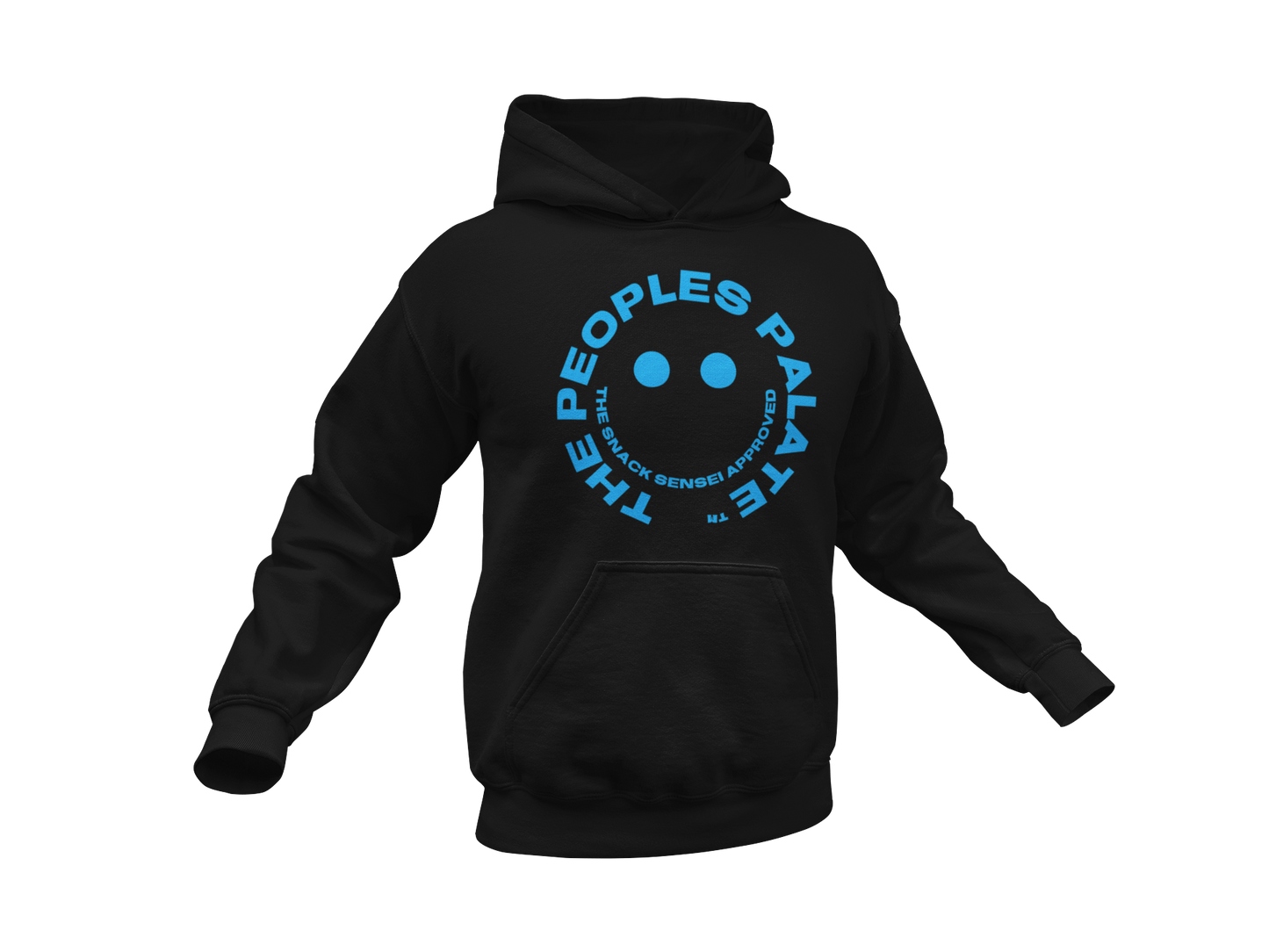 The People’s Palate Black Hoodie Blue