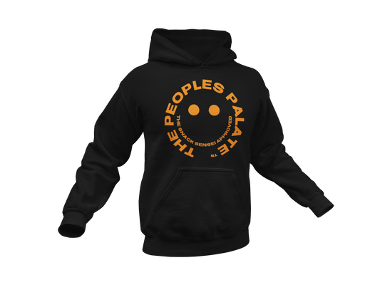 The People’s Palate Black Hoodie Orange